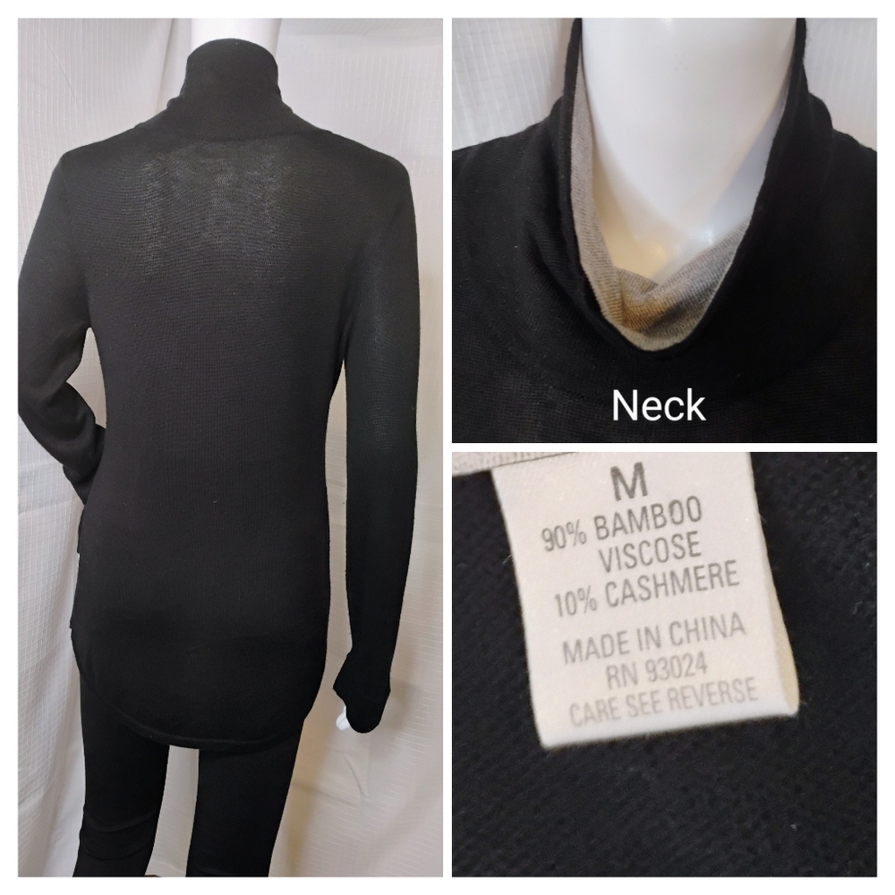 Belford Black Sweater With Gray Lining